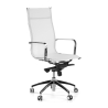 Brenton designer office chair, steel frame, high back