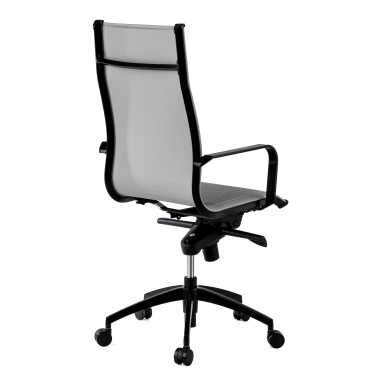office chair gray black frame faux leather synthetic leather fixed armrests 8