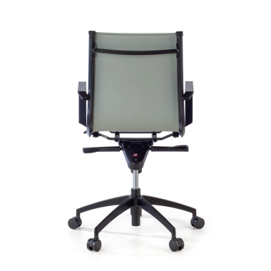 office chair gray black frame faux leather synthetic leather fixed armrests 8