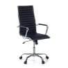 Vogue design office chair, chrome frame, low backrest