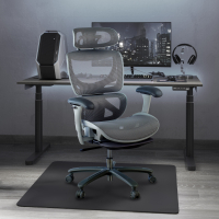 Sakura white Ergonomic Office Chair, reclining backrest