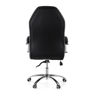 office chair black pioneer synthetic leather upholstered armrests 7