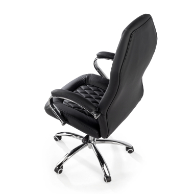 office chair black pioneer synthetic leather upholstered armrests 8