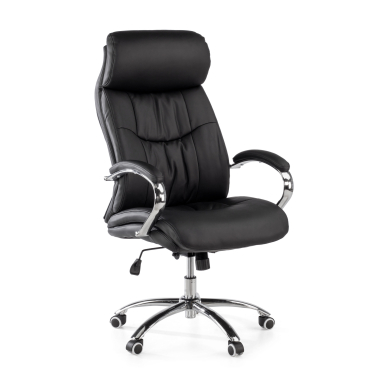 office chair black everest synthetic leather upholstered armrests 1