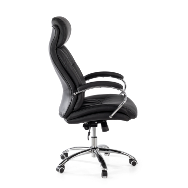 office chair black everest synthetic leather upholstered armrests 4