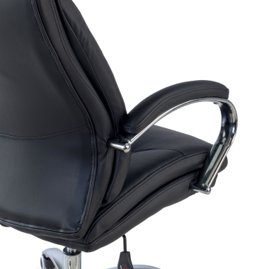 office chair black everest synthetic leather upholstered armrests 6