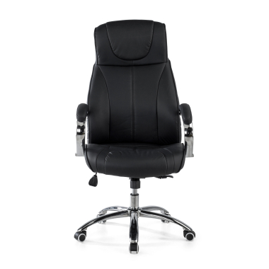 office chair black noble synthetic leather upholstered armrests 3