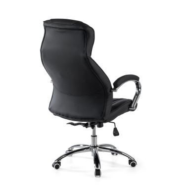 office chair black noble synthetic leather upholstered armrests 5