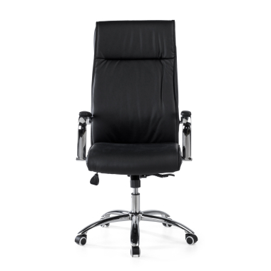 office chair black odense synthetic leather upholstered armrests 3