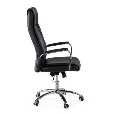 office chair black odense synthetic leather upholstered armrests 4
