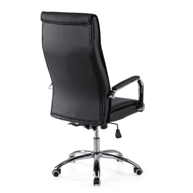 office chair black odense synthetic leather upholstered armrests 9