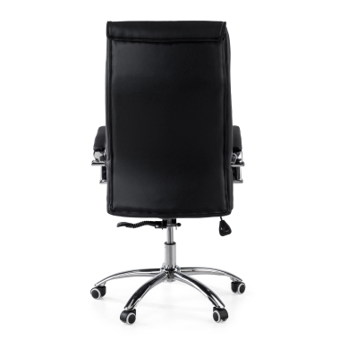 office chair black odense synthetic leather upholstered armrests 7