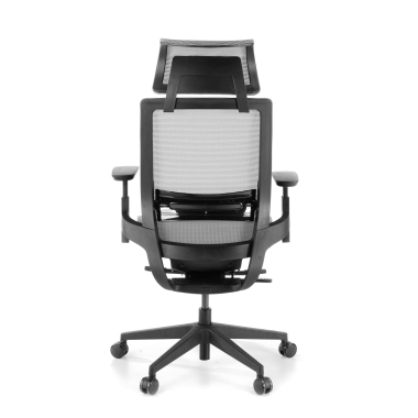 office chair gray apollo mesh 3d adjustable armrests lumbar support headrest 7