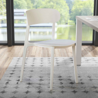 Visitor chair Moon, 4 legs, stackable