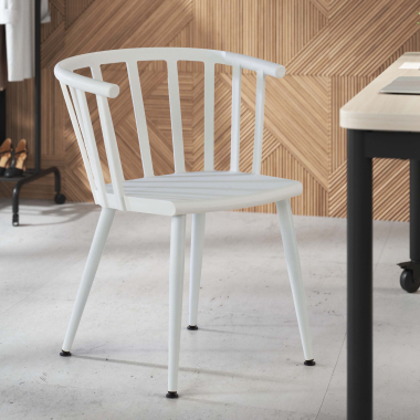 visitor chair white ember plastic no armrests 2