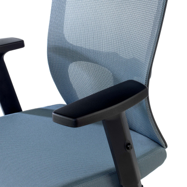 swivel chair gray pivot mesh 1d adjustable armrests 9