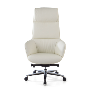executive chair white mozart natural skin upholstered armrests 8
