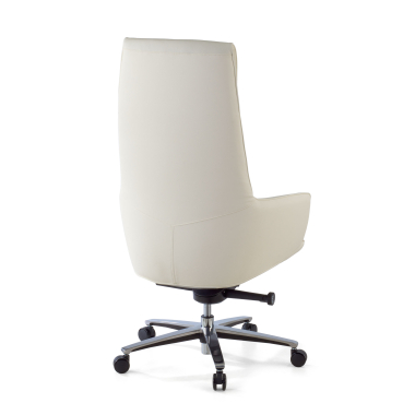 executive chair white mozart natural skin upholstered armrests 9