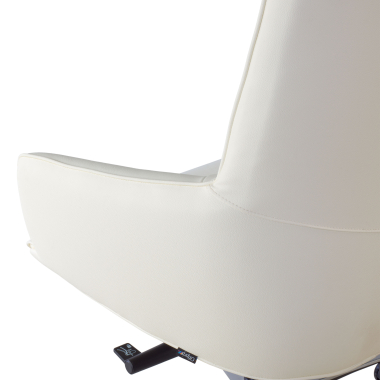 executive chair white mozart natural skin upholstered armrests 5