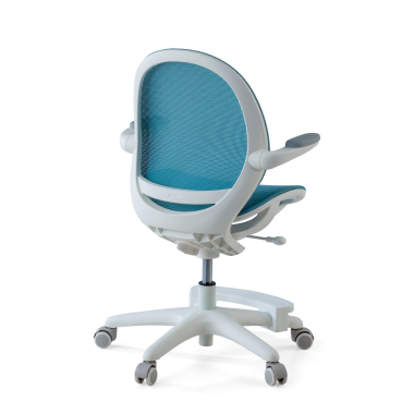 junior chair blue ergokid mesh flip up armrests 8