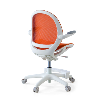 junior chair orange ergokid mesh flip up armrests 9