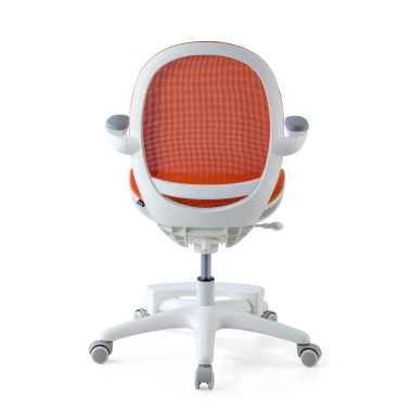 junior chair orange ergokid mesh flip up armrests 7