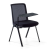 Dora conference chair with writing tablet, mesh backrest, stackable