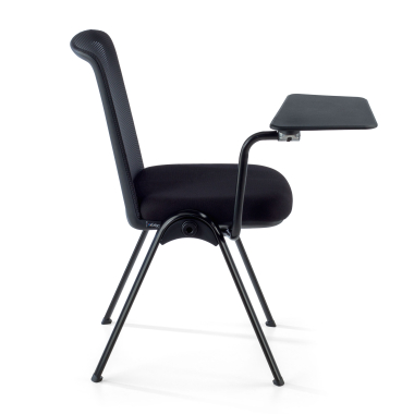 chair with writing tablet black desk easel mesh no armrests 10
