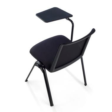 chair with writing tablet black desk easel mesh no armrests 13