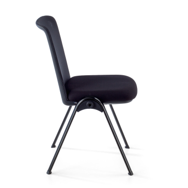 visitor chair black dora mesh no armrests 8