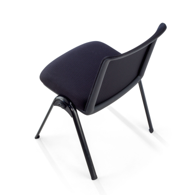 visitor chair black dora mesh no armrests 13