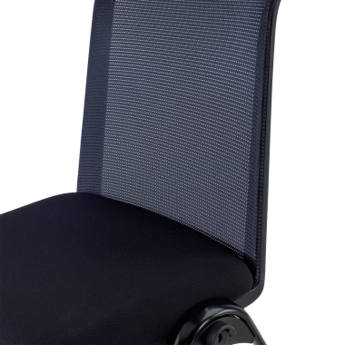 visitor chair black dora mesh no armrests 14