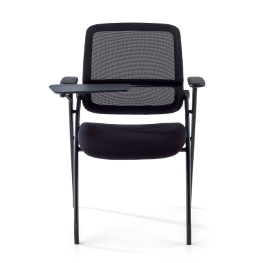 chair with writing tablet black with writing tablet mesh movable armrests 6