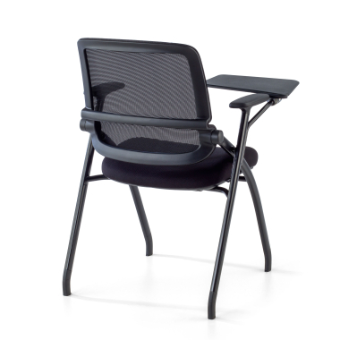 chair with writing tablet black with writing tablet mesh movable armrests 12