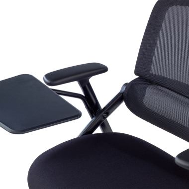 chair with writing tablet black with writing tablet mesh movable armrests 11