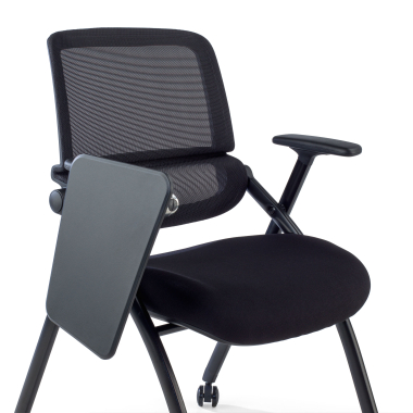 chair with writing tablet black with writing tablet casters mesh movable armrests 9