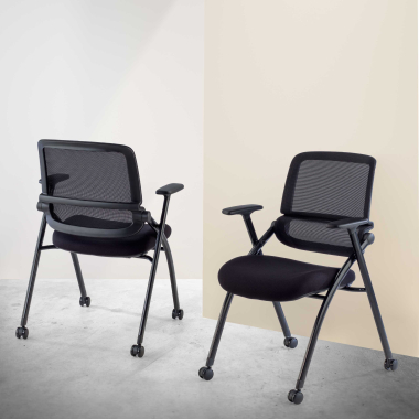 chair with writing tablet black chair with casters mesh movable armrests 8