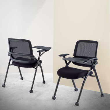 chair with writing tablet black with writing tablet casters mesh movable armrests 8