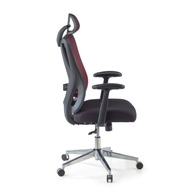 ergonomic chair red matrix mesh movable armrests lumbar support headrest 7