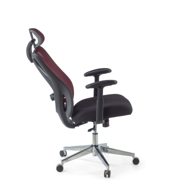 ergonomic chair red matrix mesh movable armrests lumbar support headrest 4