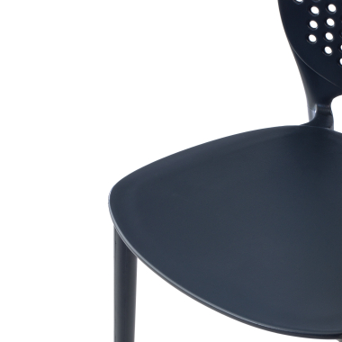 visitor chair anthracite tango plastic no armrests 8
