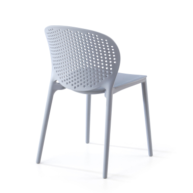 visitor chair gray tango plastic no armrests 7
