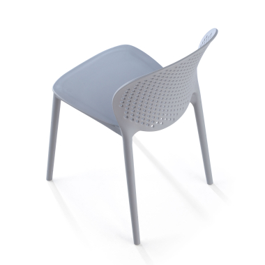 visitor chair gray tango plastic no armrests 8