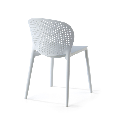 visitor chair white tango plastic no armrests 7