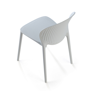 visitor chair white tango plastic no armrests 8