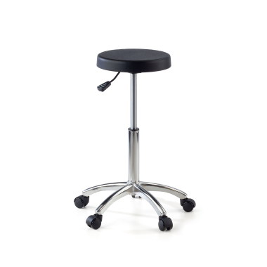 work and laboratory stool black hana plastic no armrests 8