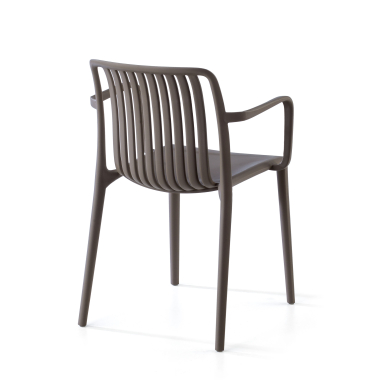 visitor chair gray omnia plastic fixed armrests 7