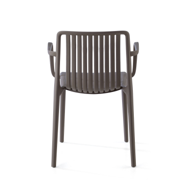 visitor chair gray omnia plastic fixed armrests 5