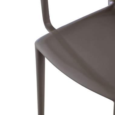 visitor chair gray omnia plastic fixed armrests 8