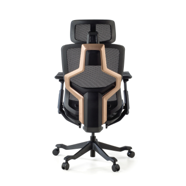 ergonomic chair black aeromax black frame mesh 5d adjustable armrests double lumbar support headrest 8